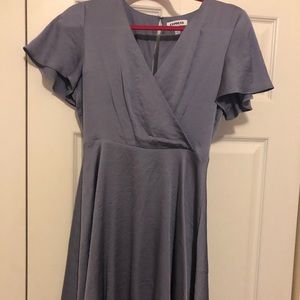 Express- blue dress